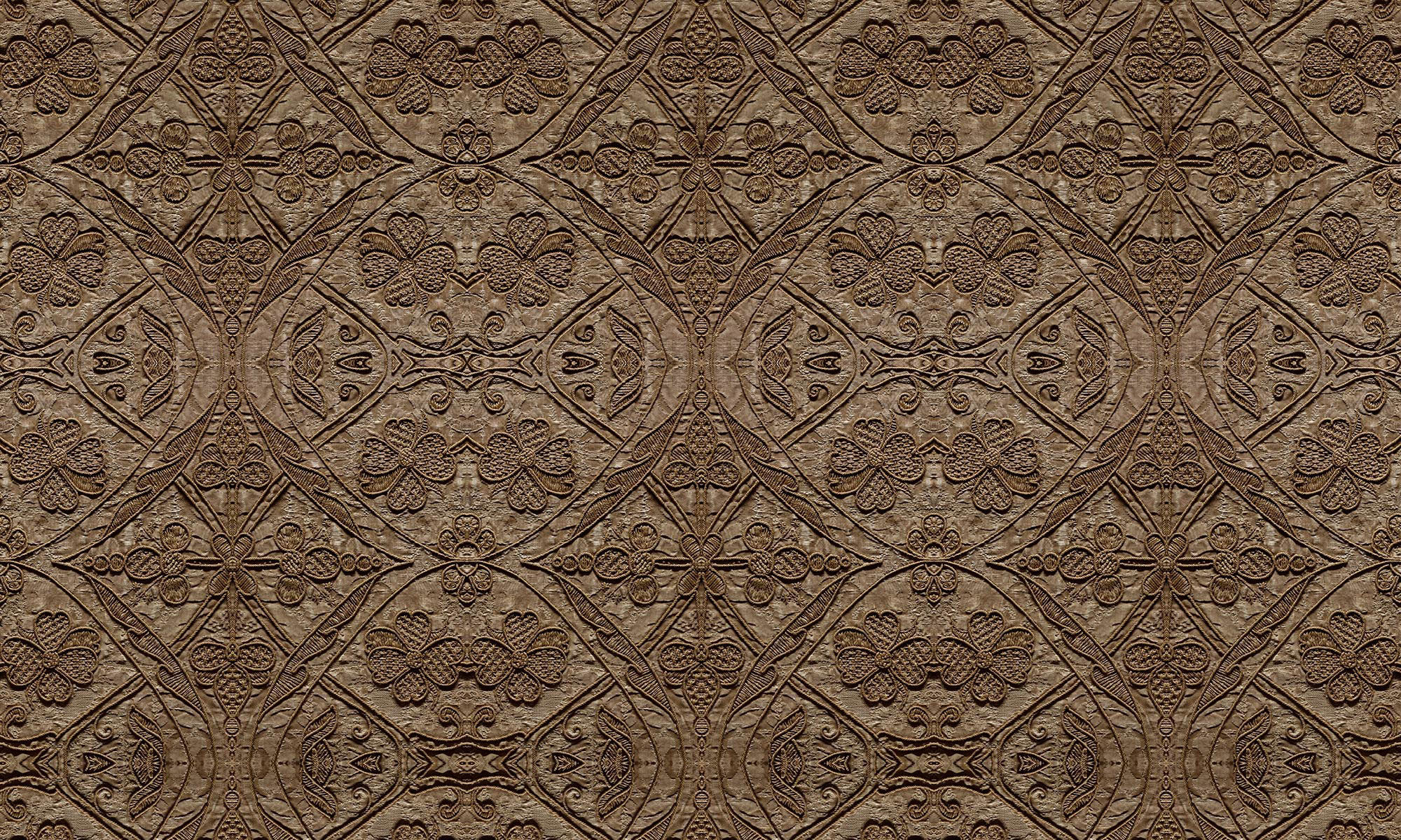 Silk Embroidered Linen Doug Garrabrants - Texture Silk Wall Design - HD Wallpaper 