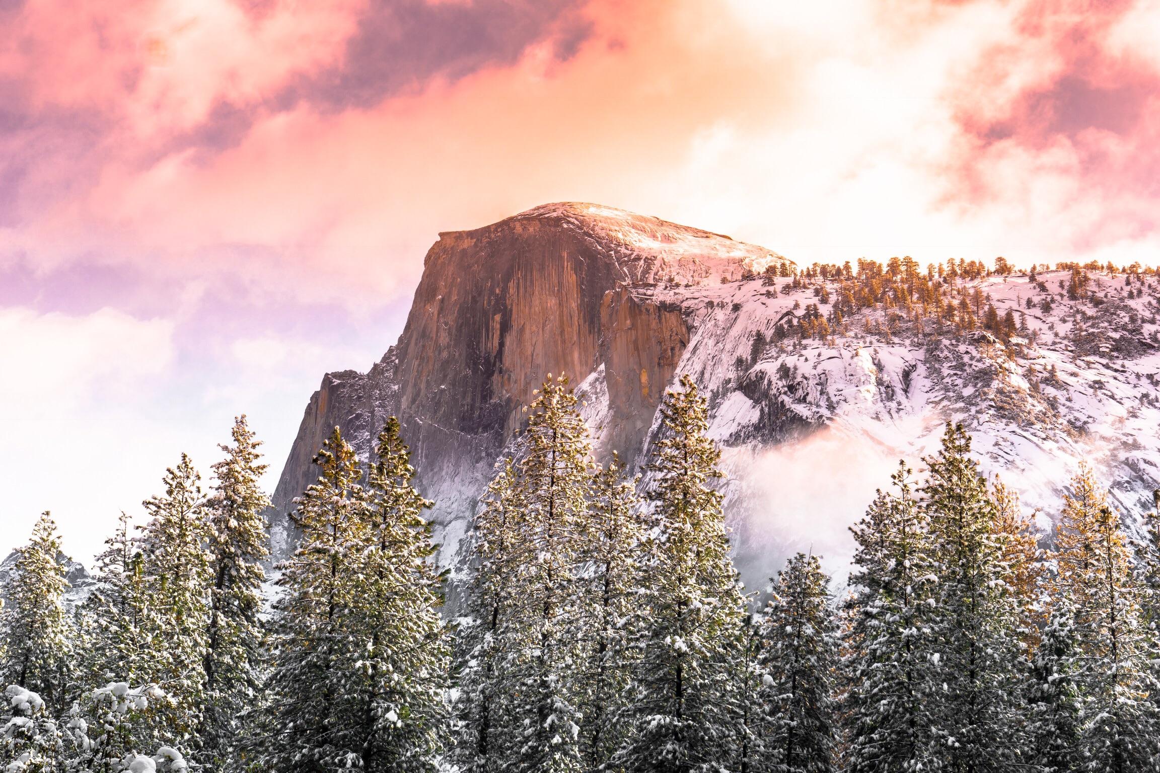 Apple Wallpapers Half Dome - HD Wallpaper 