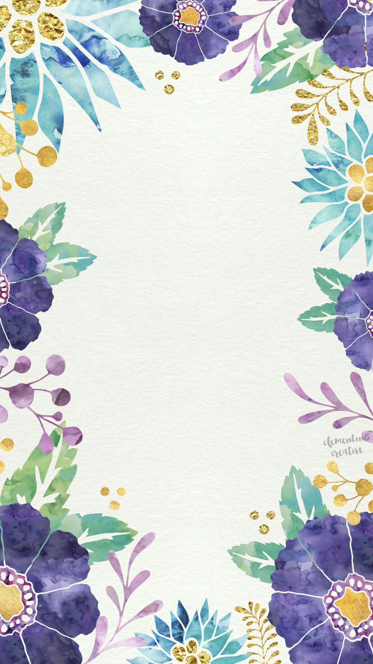Background Watercolor Flower - HD Wallpaper 