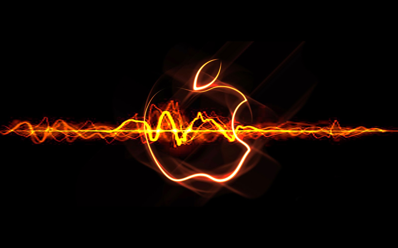 Black Apple Wallpaper Hd - Apple - HD Wallpaper 