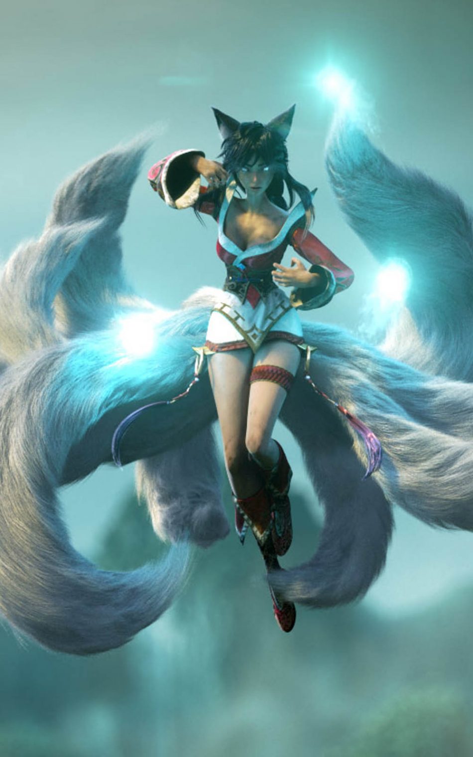 Ahri League Of Legends Hd Mobile Wallpaper - League Of Legends Wallpaper 4k Phone - HD Wallpaper 