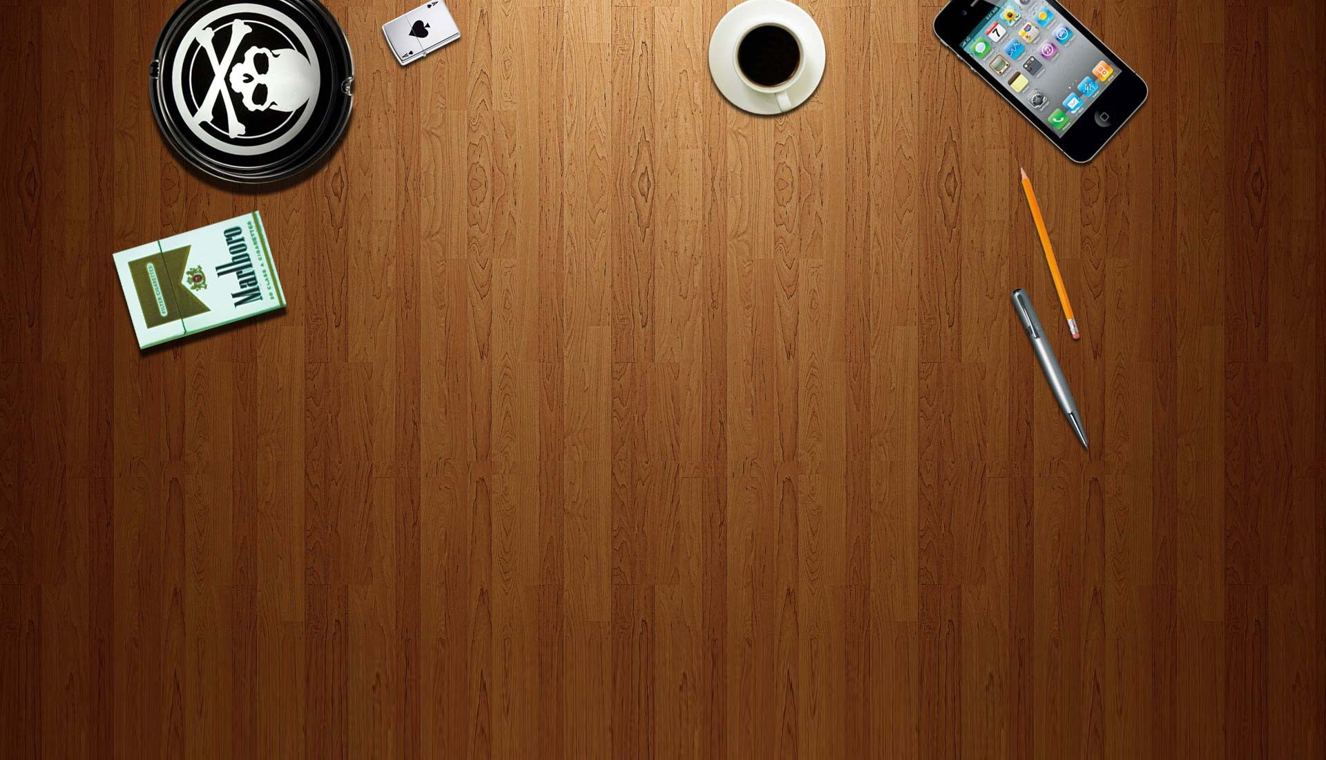 Desk Wallpapers - Wooden Desk Background Hd - HD Wallpaper 