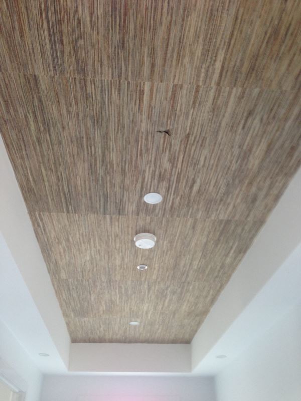 Colourfuse Wallpaper Installation - Wooden Wallpaper On Ceiling - HD Wallpaper 