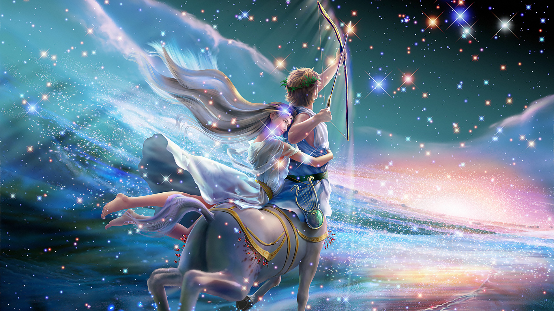 Sagittarius Art - HD Wallpaper 