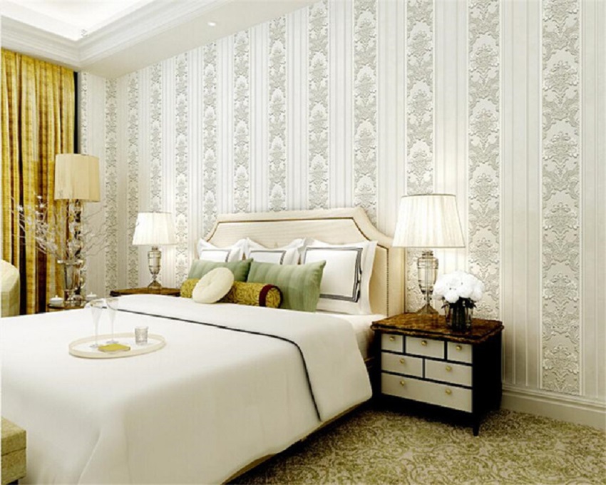 Wallpaper Dinding Kamar Tidur Minimalis Hitam Putih - Desain Rumah