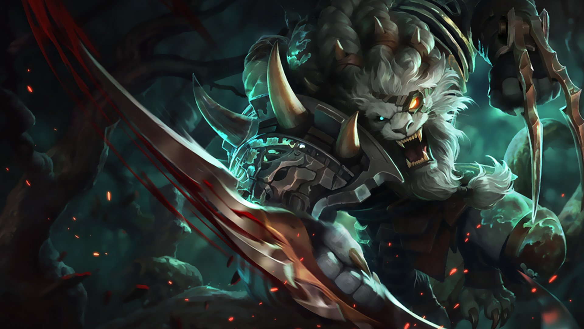 Lol Wallpaper Rengar - HD Wallpaper 