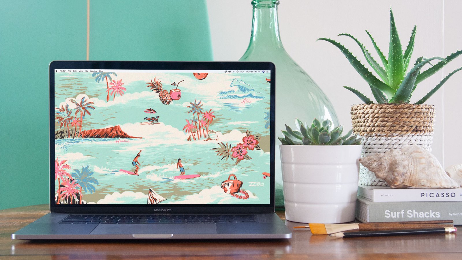 Billabong Screensaver - HD Wallpaper 