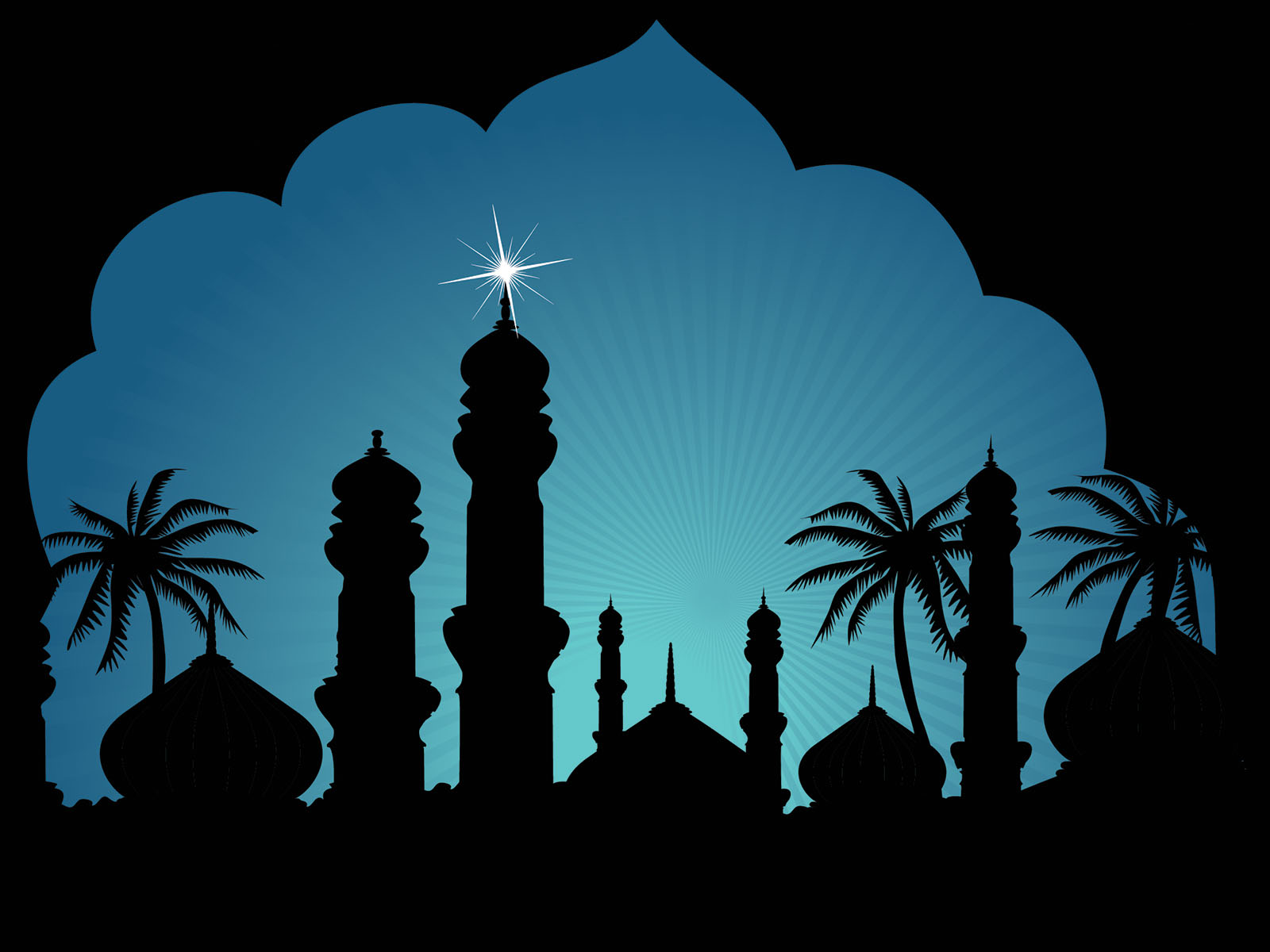 Islamic Background - Background Power Point Islam - HD Wallpaper 