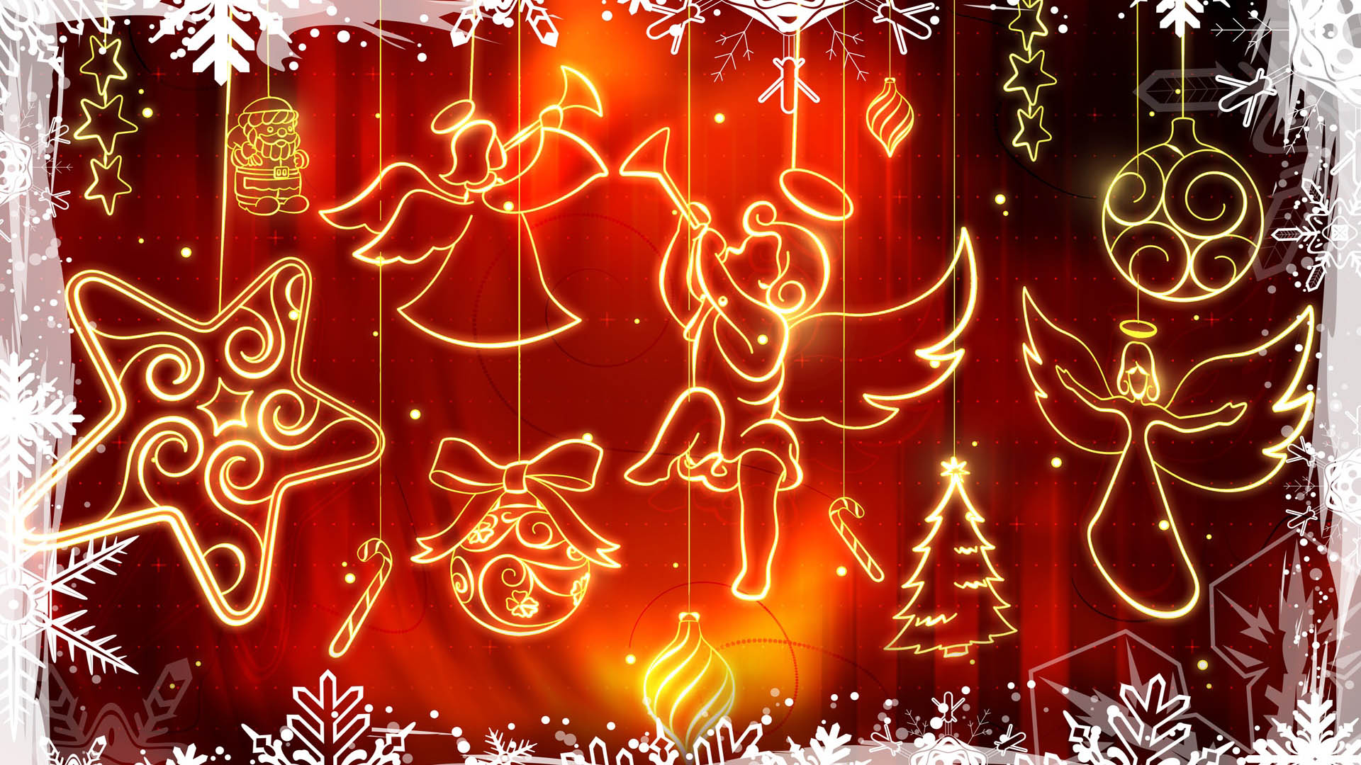 Christmas Wallpaper Hd For Desktop - HD Wallpaper 