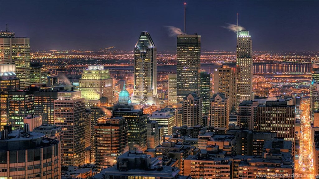 Wallpapers Beograd Montreal City At Night - Montréal - HD Wallpaper 