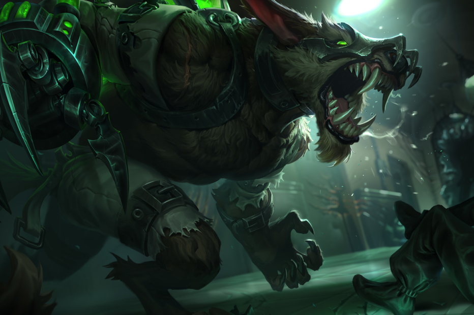 Feral Warwick - League Of Legends Warwick - HD Wallpaper 