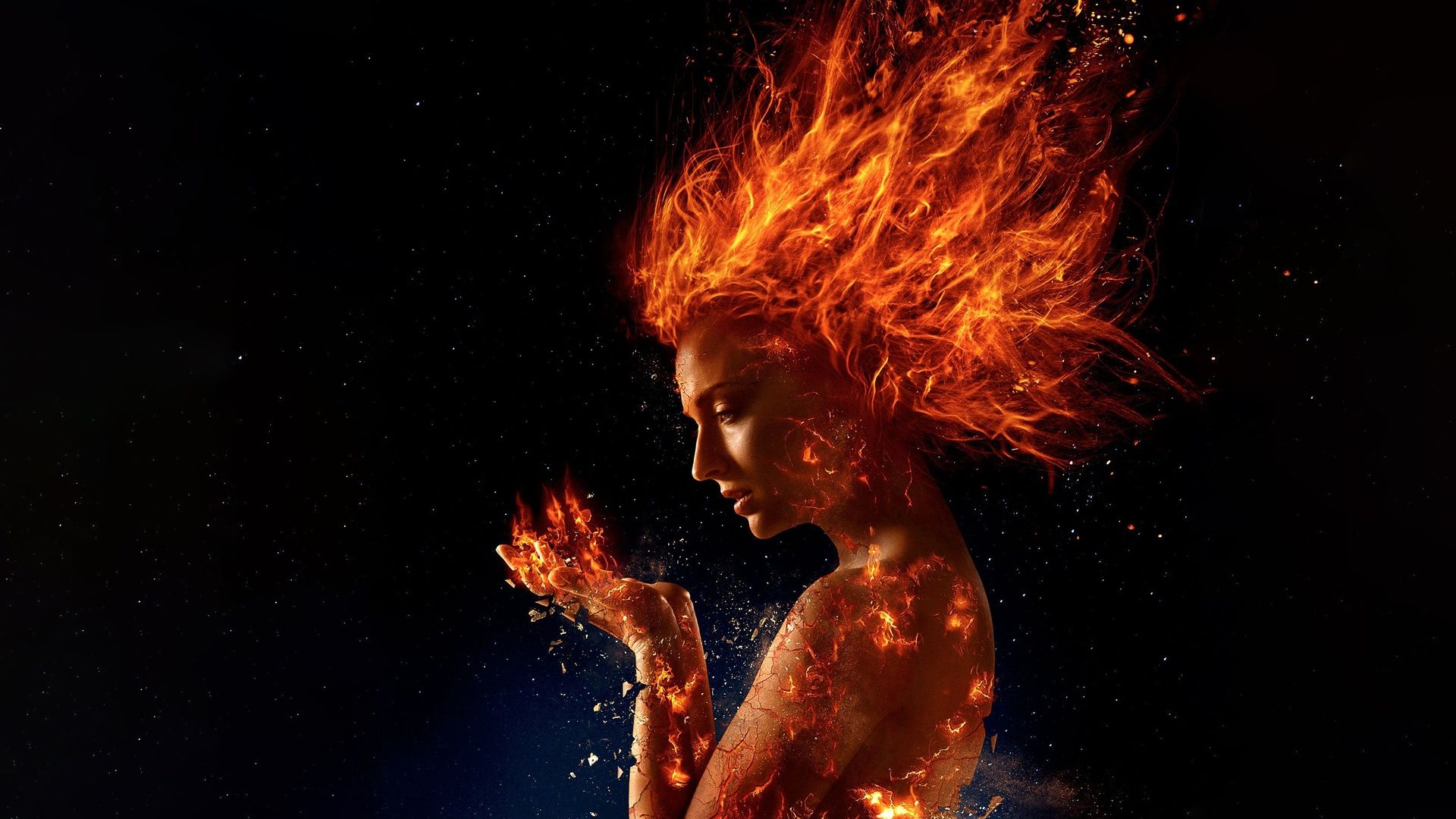 Dark Phoenix Wallpaper 4k - HD Wallpaper 