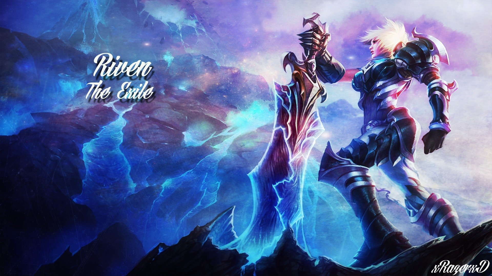 League Of Legends Wallpaper - Hd Wallpaper Riven - HD Wallpaper 