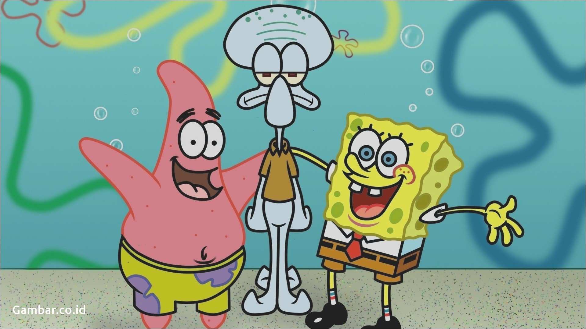 Animasi Bergerak Untuk Powerpoint Lucu Terbaru Download - Spongebob Wallpaper Hd - HD Wallpaper 