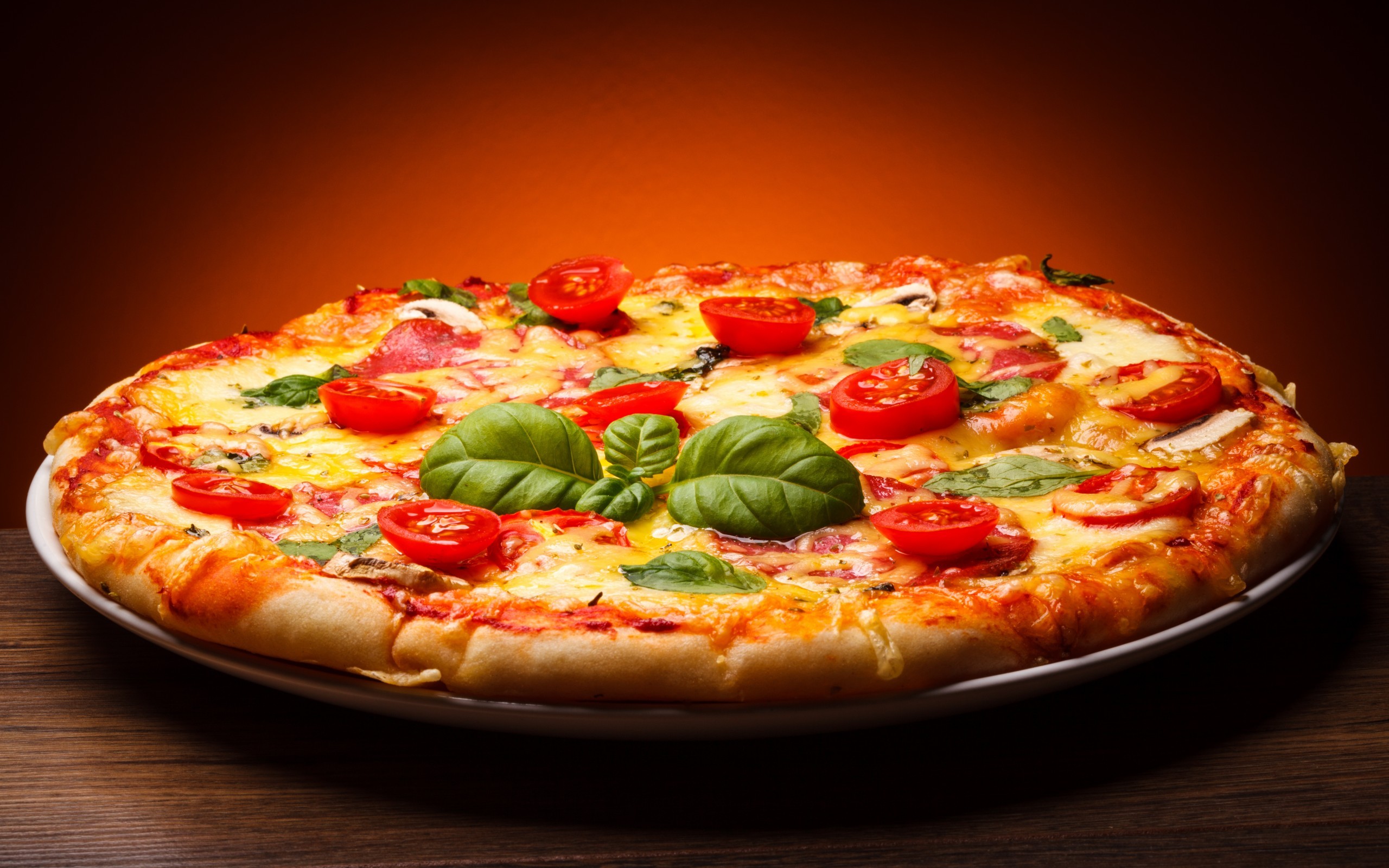 Large Pizza Wallpaper 
 Src Large Pizza Wallpaper 
 - Pizza Pic High Resolution - HD Wallpaper 