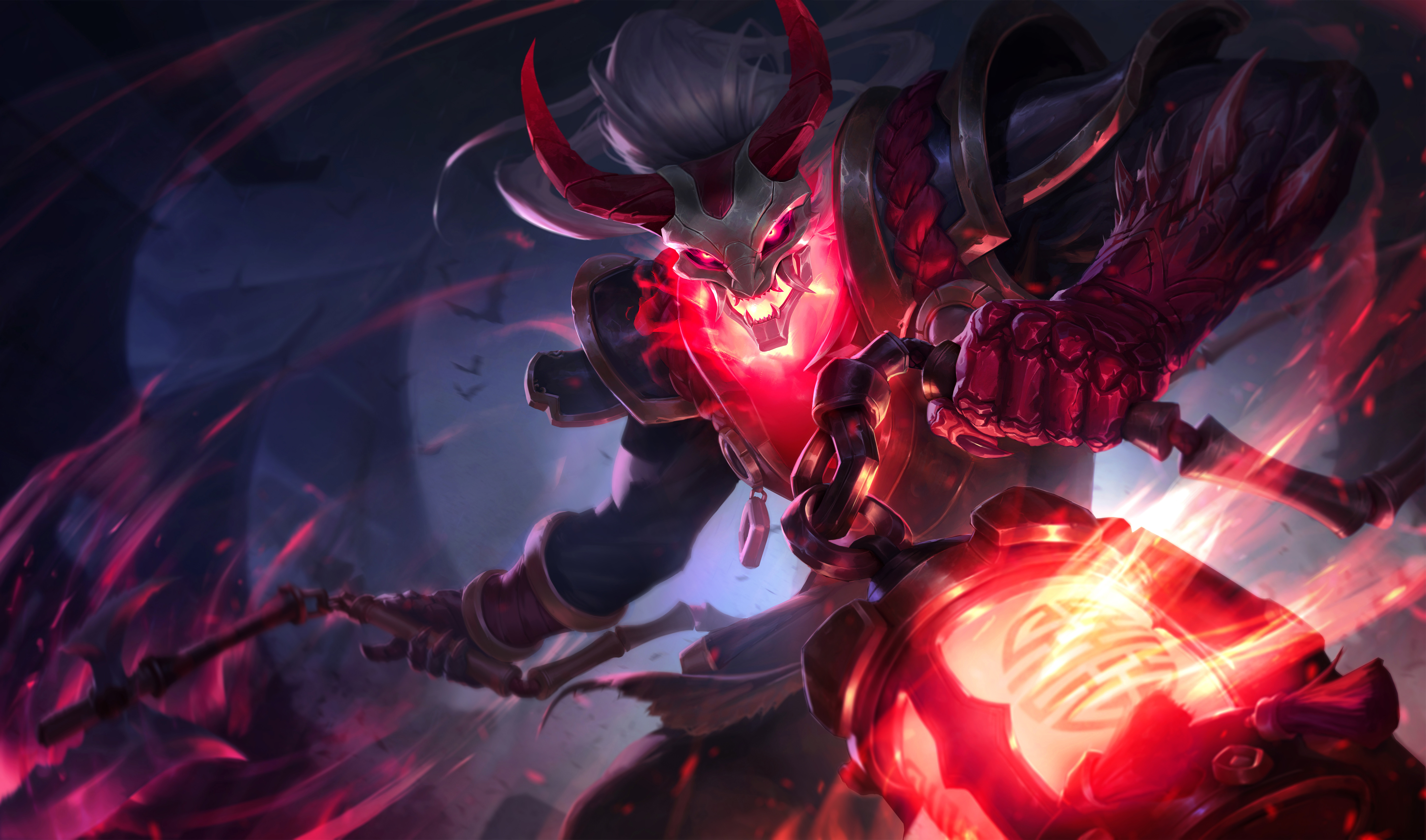 Blood Moon Thresh - HD Wallpaper 