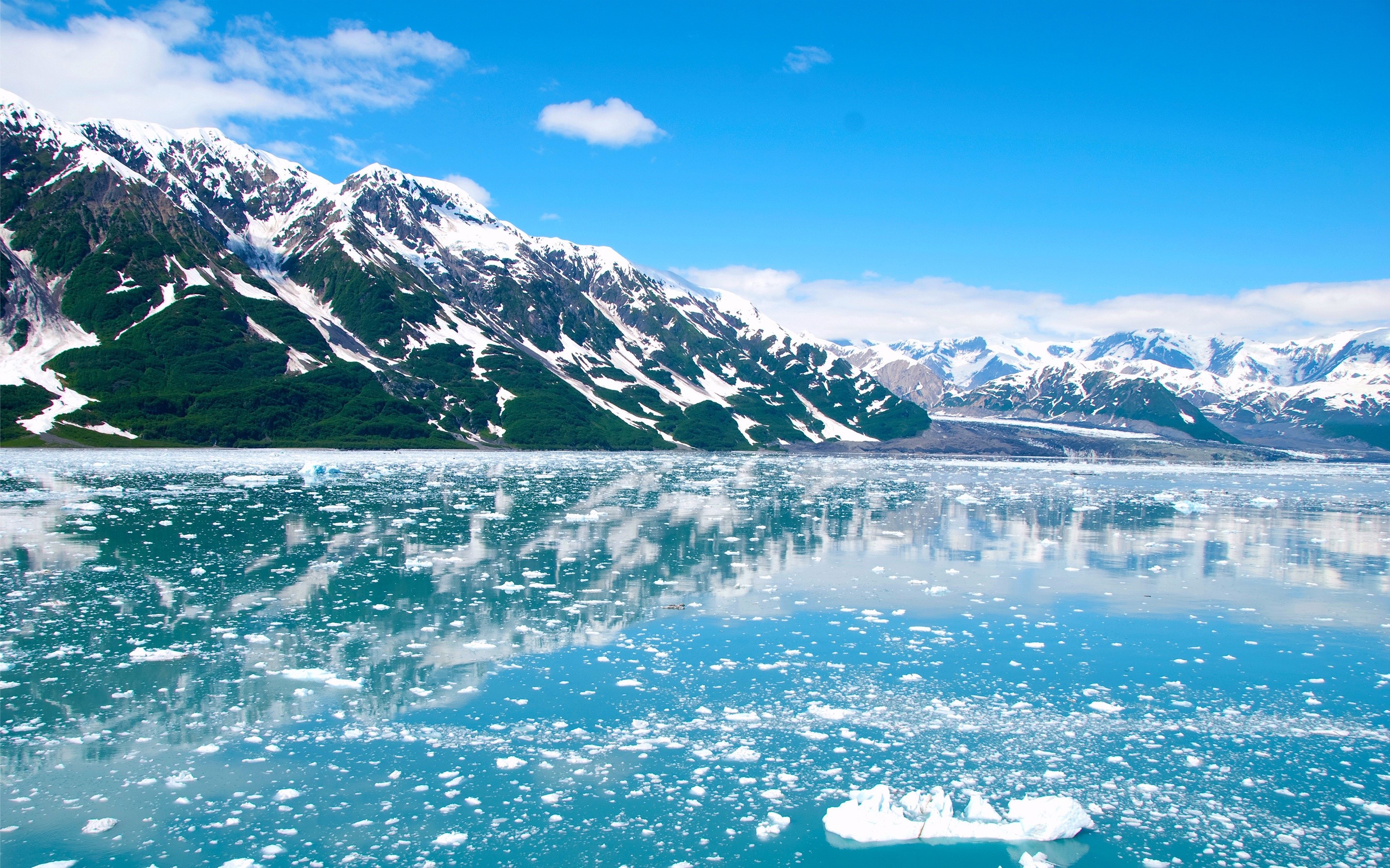 Alaska Snow Background - HD Wallpaper 