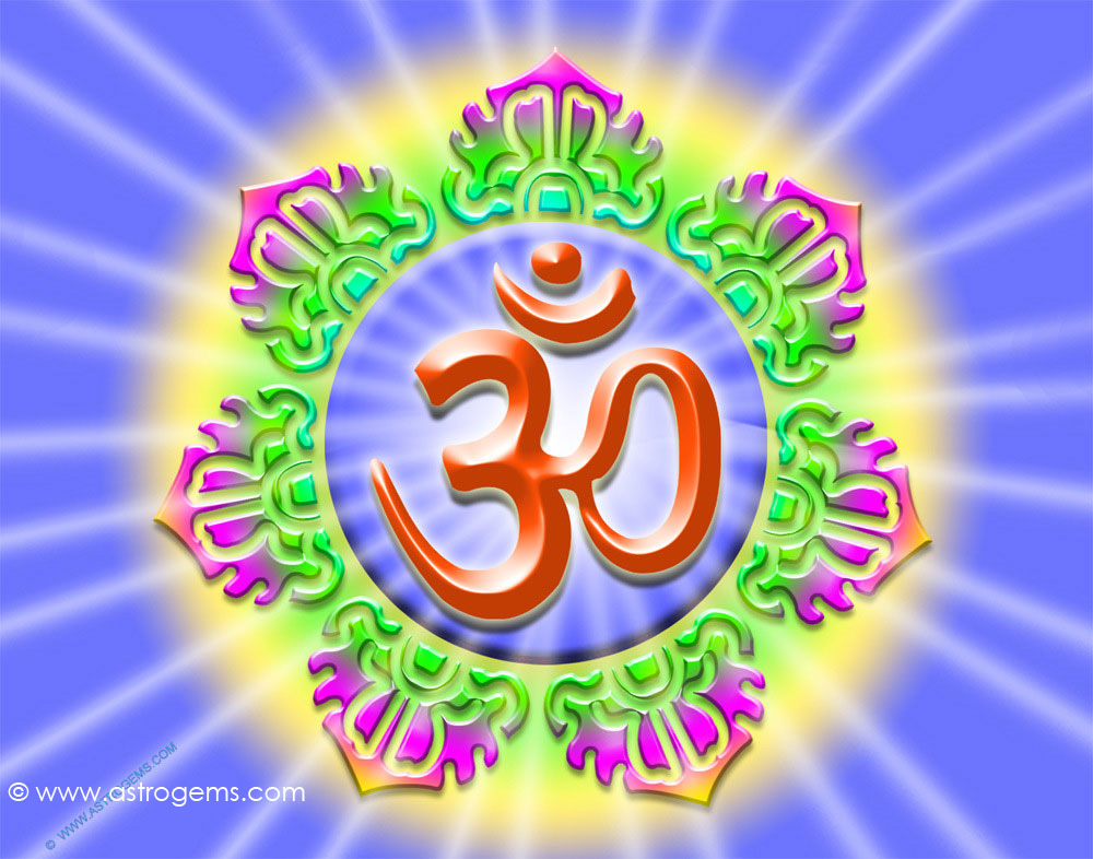 Aum Symbol - HD Wallpaper 