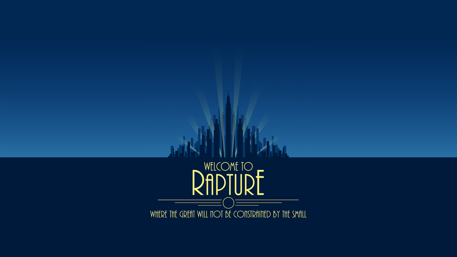 Laptop Wallpapers - Bioshock Wallpaper Rapture - HD Wallpaper 