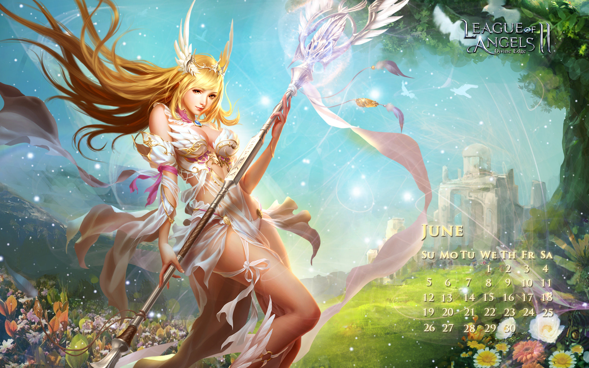 1920 X 1200 
 Data Src League Of Angels Wallpaper For - League Of Angels Background - HD Wallpaper 