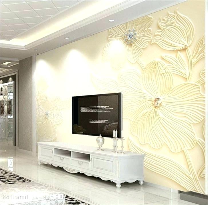 Home Wallpaper Designs Simple For Living Room Decor - Wallpaper - HD Wallpaper 