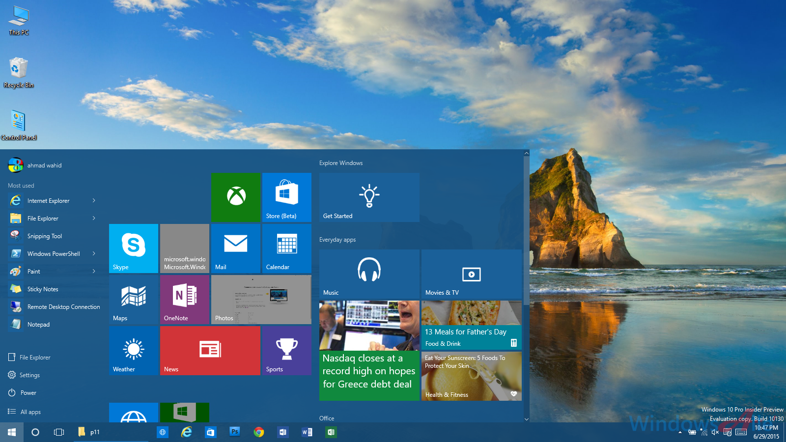 Windowsnew Desktop Wallpaper, Pc Windowsspecial Images - Full Hd Lock Screen Windows 10 - HD Wallpaper 