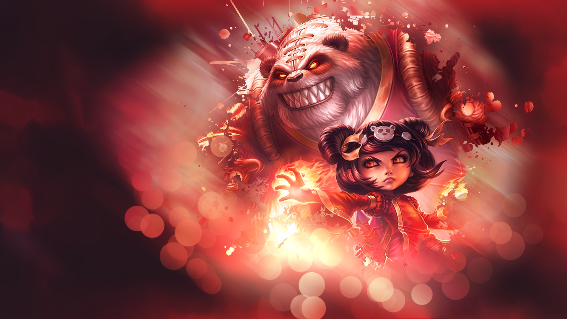League Of Legends Annie Background Wallpapers - League Of Legends Background Annie - HD Wallpaper 