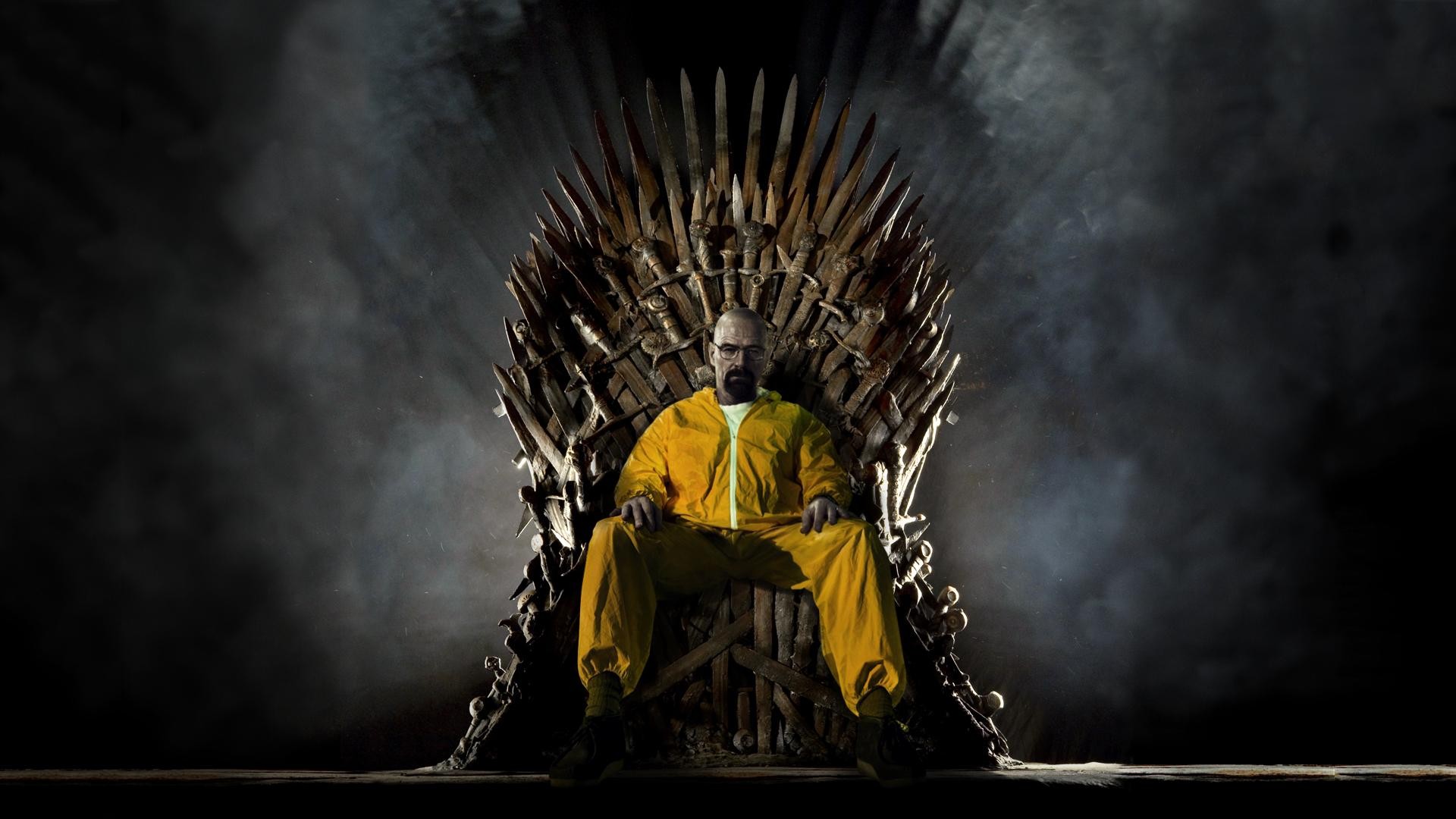 Walter White On The Iron Throne Wallpaper - 1080p Walter White Game Of Thrones - HD Wallpaper 