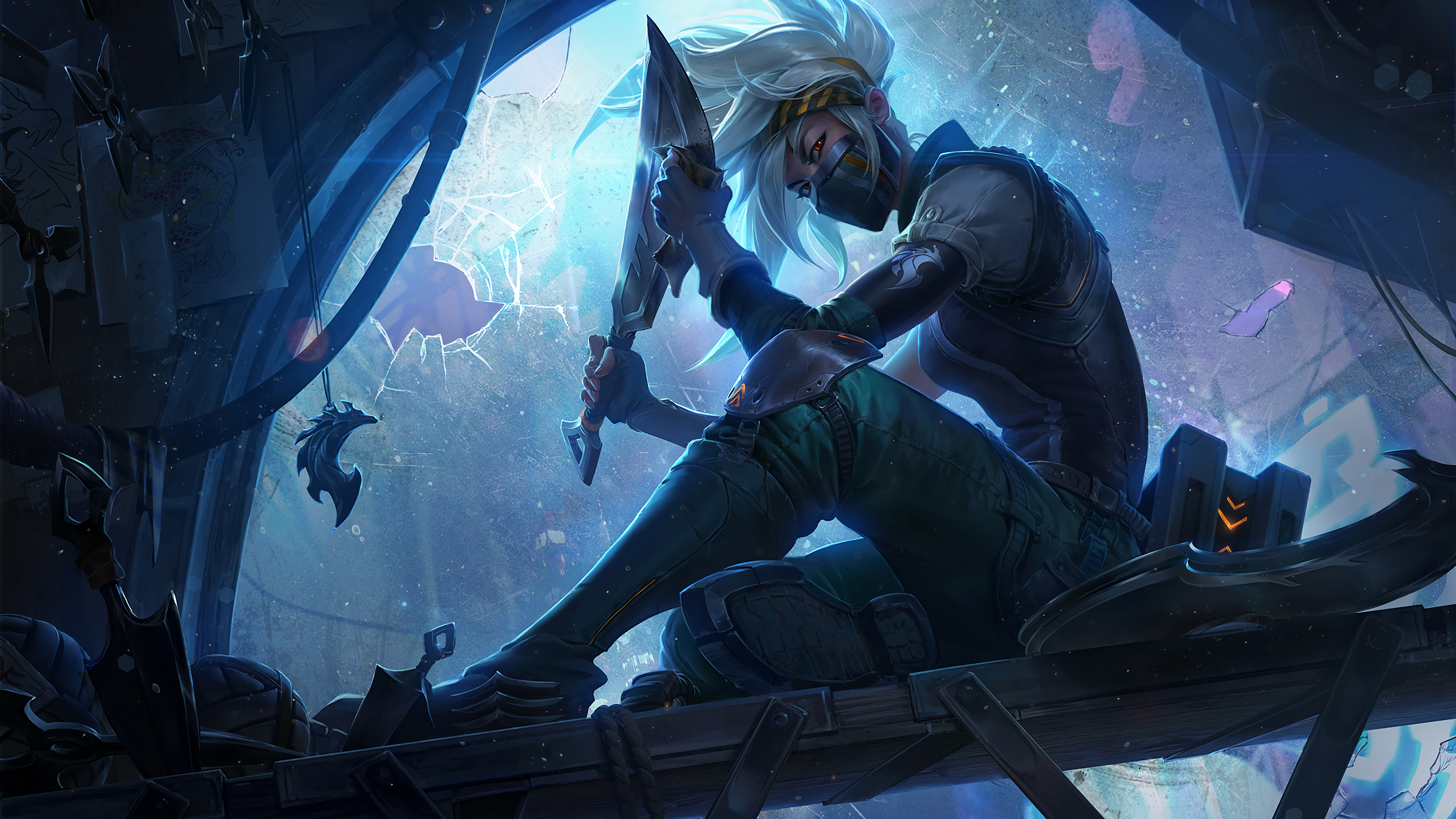 Silverfang Akali - HD Wallpaper 