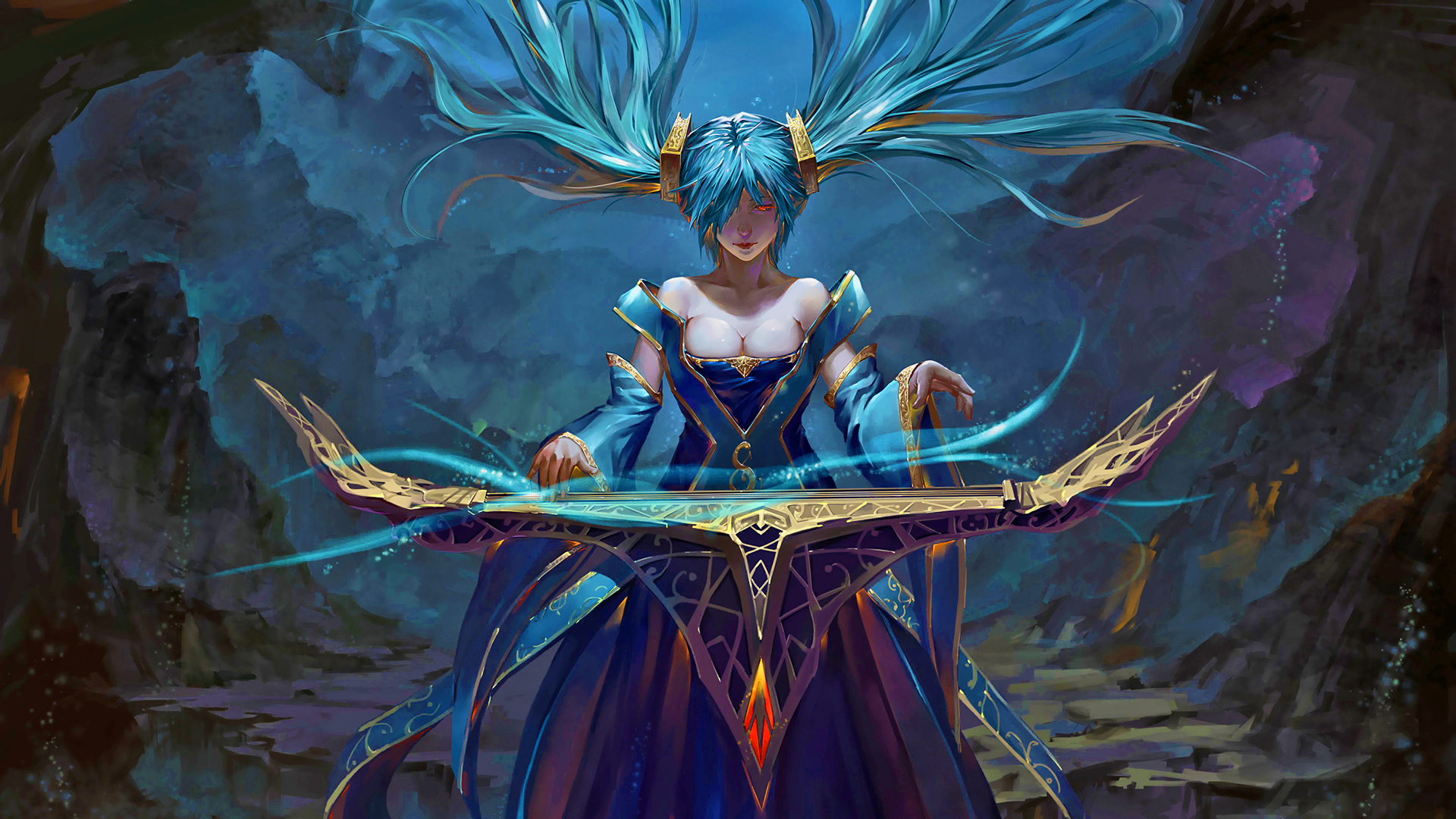 League Of Legends Wallpaper Sona - HD Wallpaper 