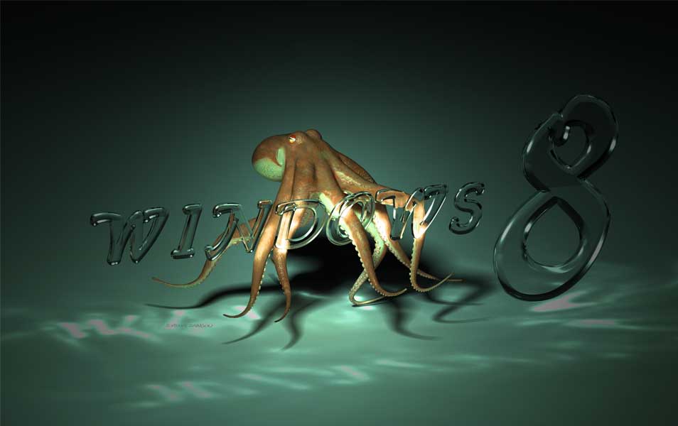 3d Effect Windows 8 Official Desktop Wallpaper - Desktop Wallpaper Windows 8.1 - HD Wallpaper 