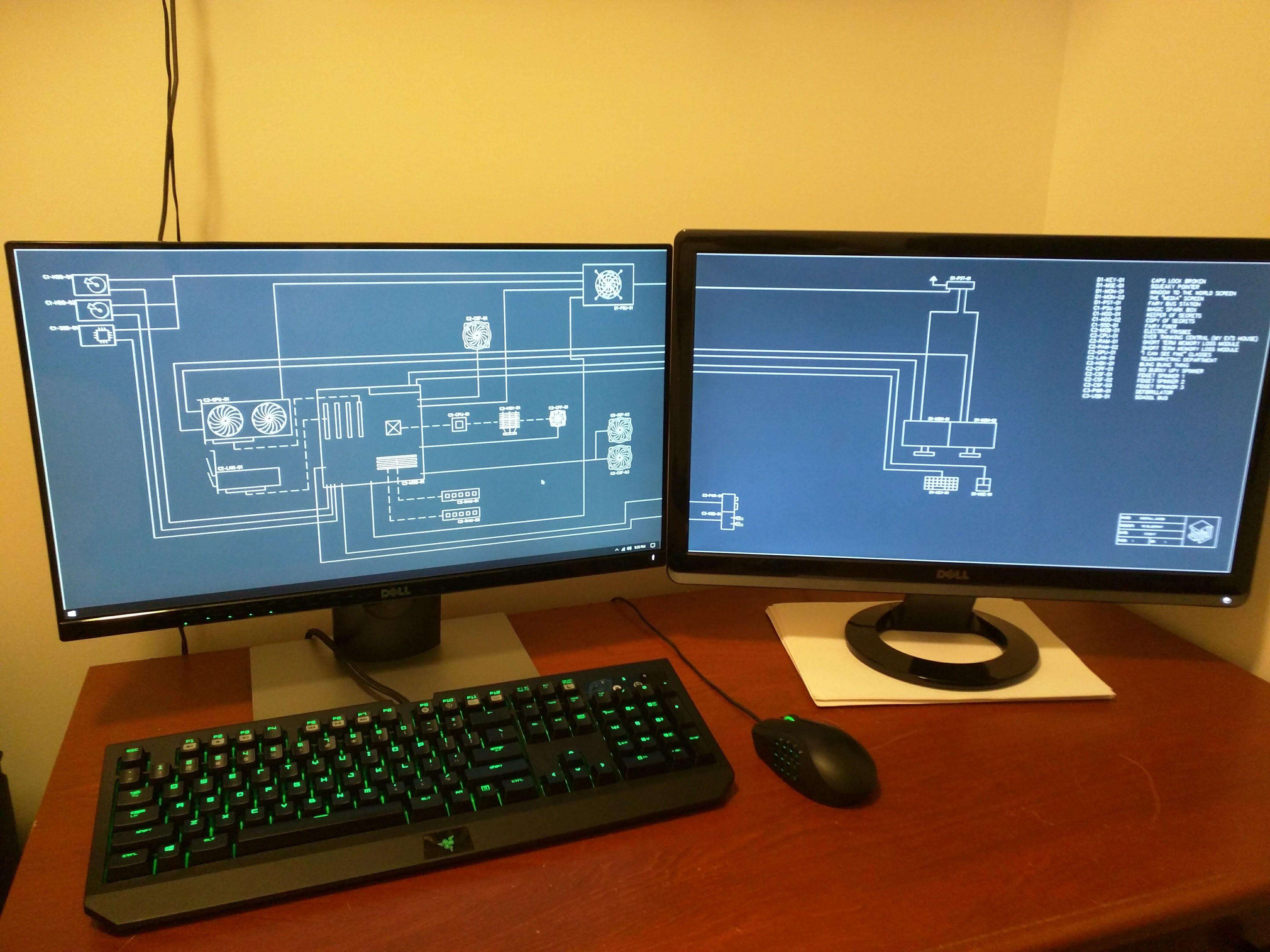 Pc Dual Monitor - HD Wallpaper 