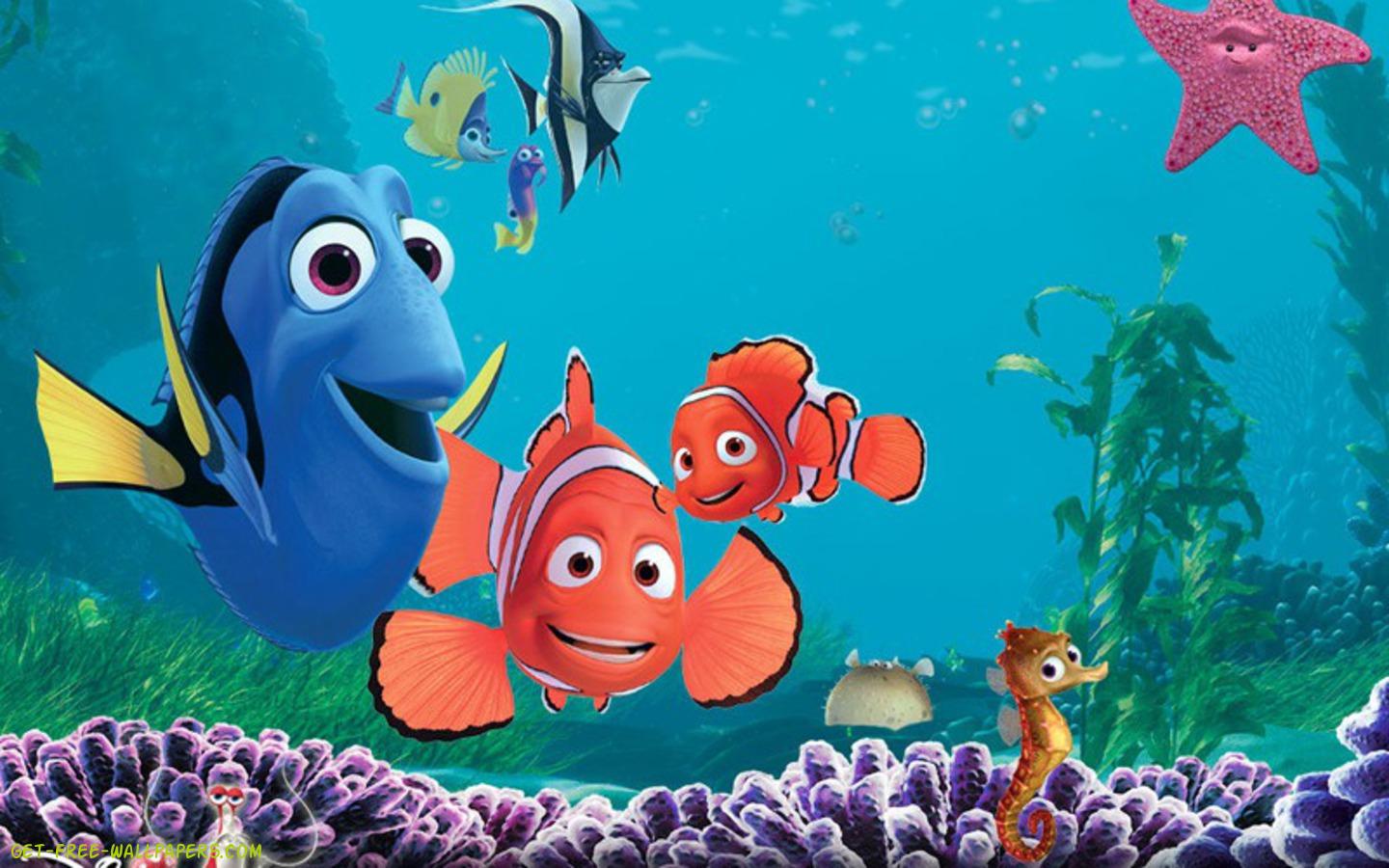 Home Movie Pictures Finding Nemo Wallpapers - Fish Tank Background Printable Cartoon - HD Wallpaper 
