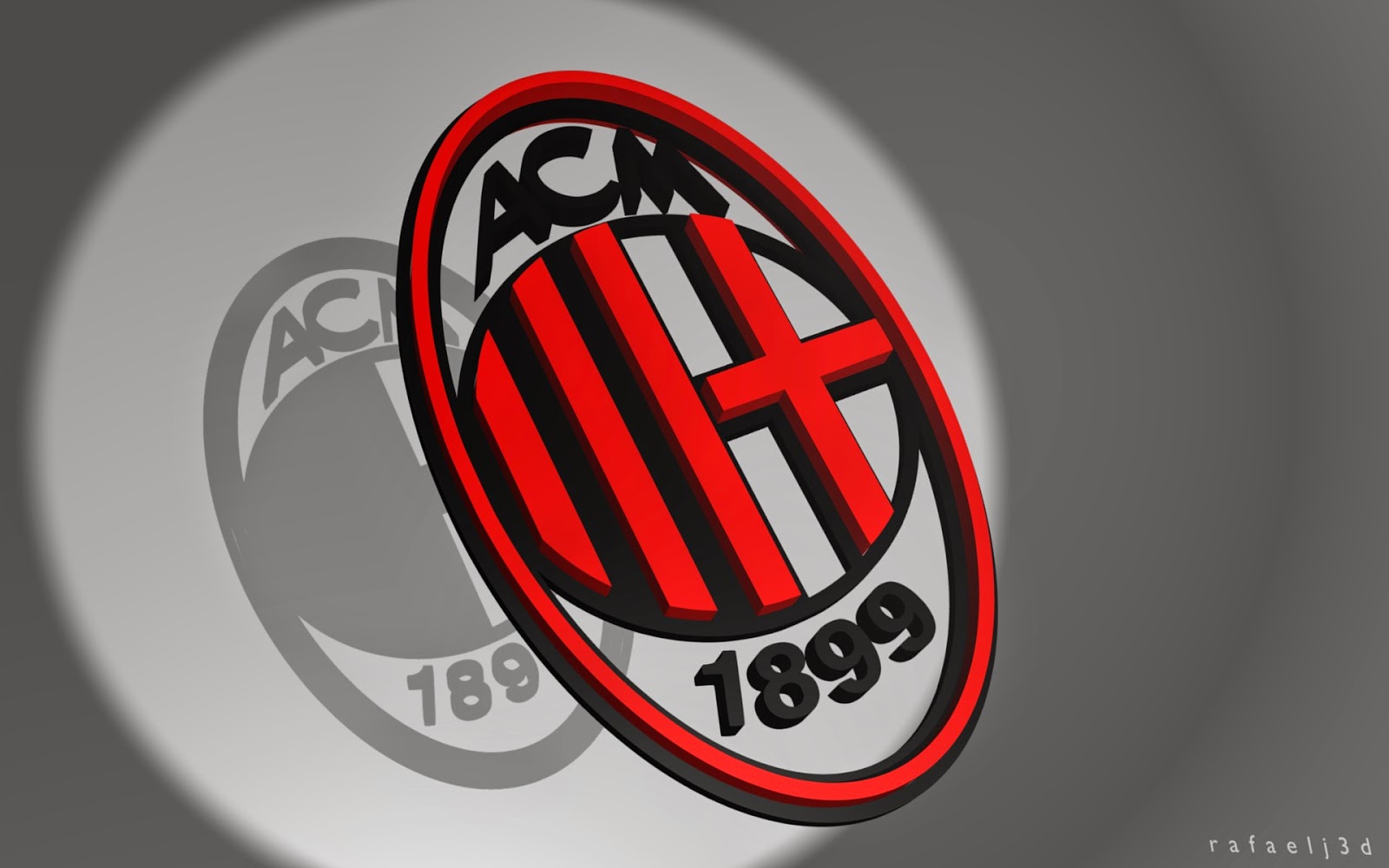 Kumpulan Wallpaper Bergerak - Logo Ac Milan 3d - HD Wallpaper 