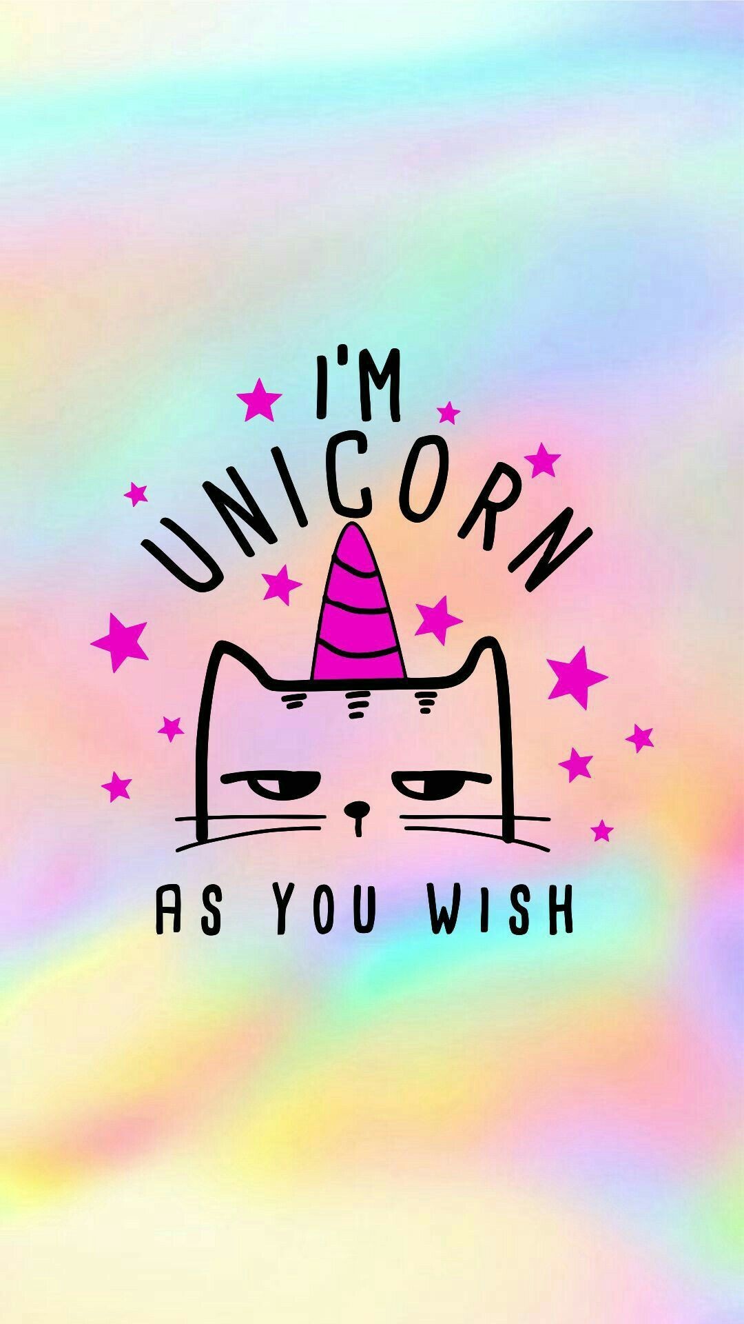 1080x1920, Unicorn, Wallpaper, And Cat Afbeelding 
 - Unicorn Wallpaper For Girls - HD Wallpaper 