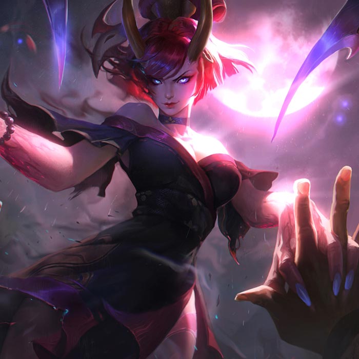 Bloodmoon Evelynn Wallpaper Engine - Blood Moon Evelynn Wallpaper Phone - HD Wallpaper 