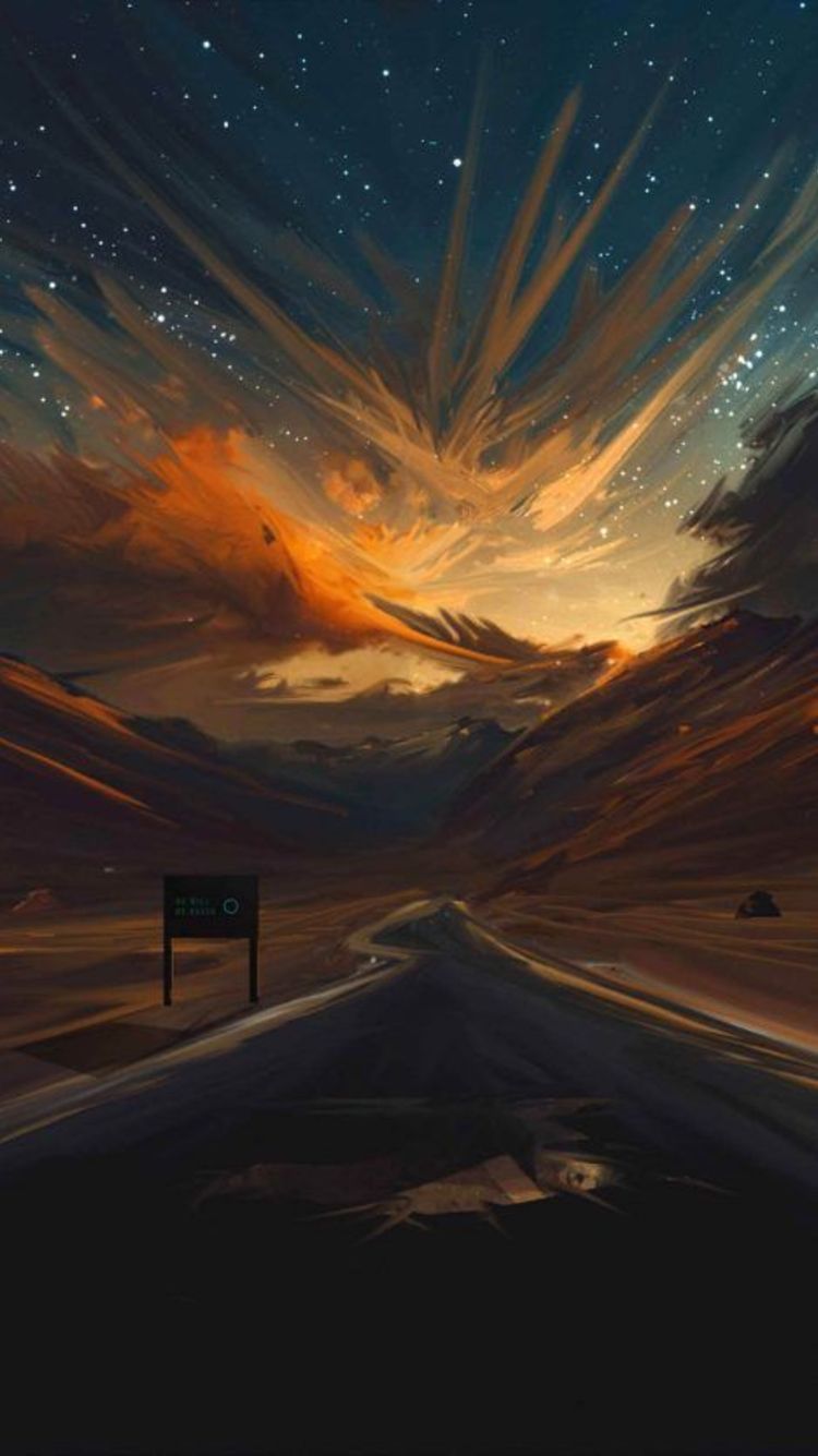 Sunset Road - HD Wallpaper 