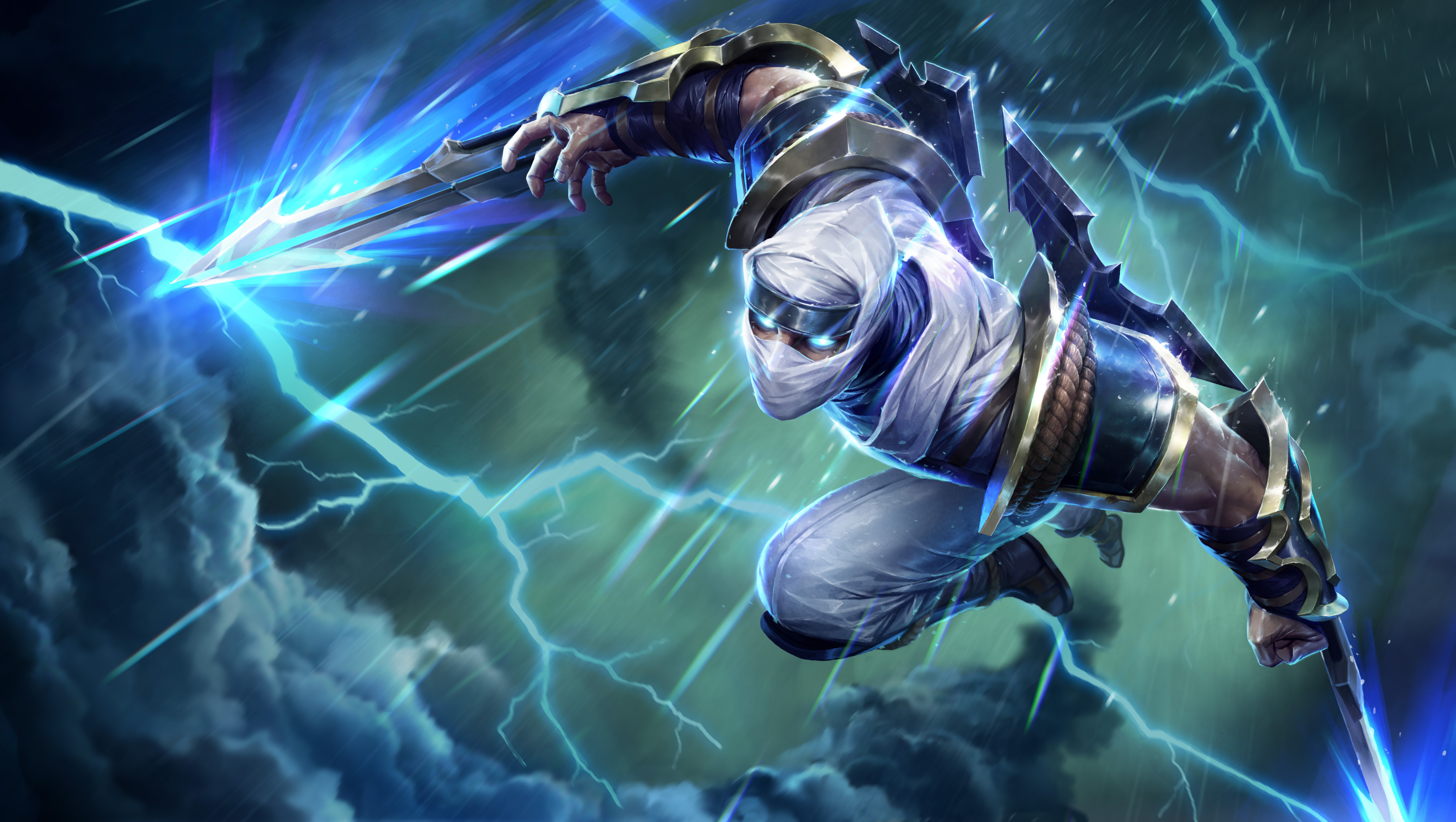 Shockblade Zed Splash Art 4k Hd Wallpaper Official - 1080p League Of Legends - HD Wallpaper 