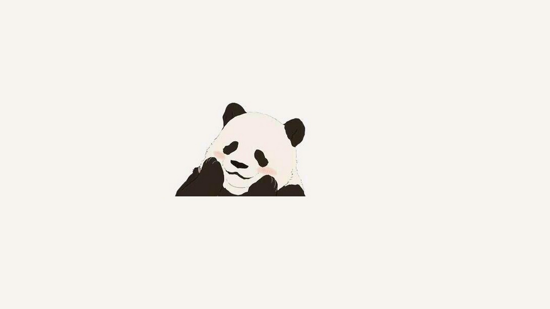 Cute Cartoon Panda Faces - 1920x1080 Wallpaper 