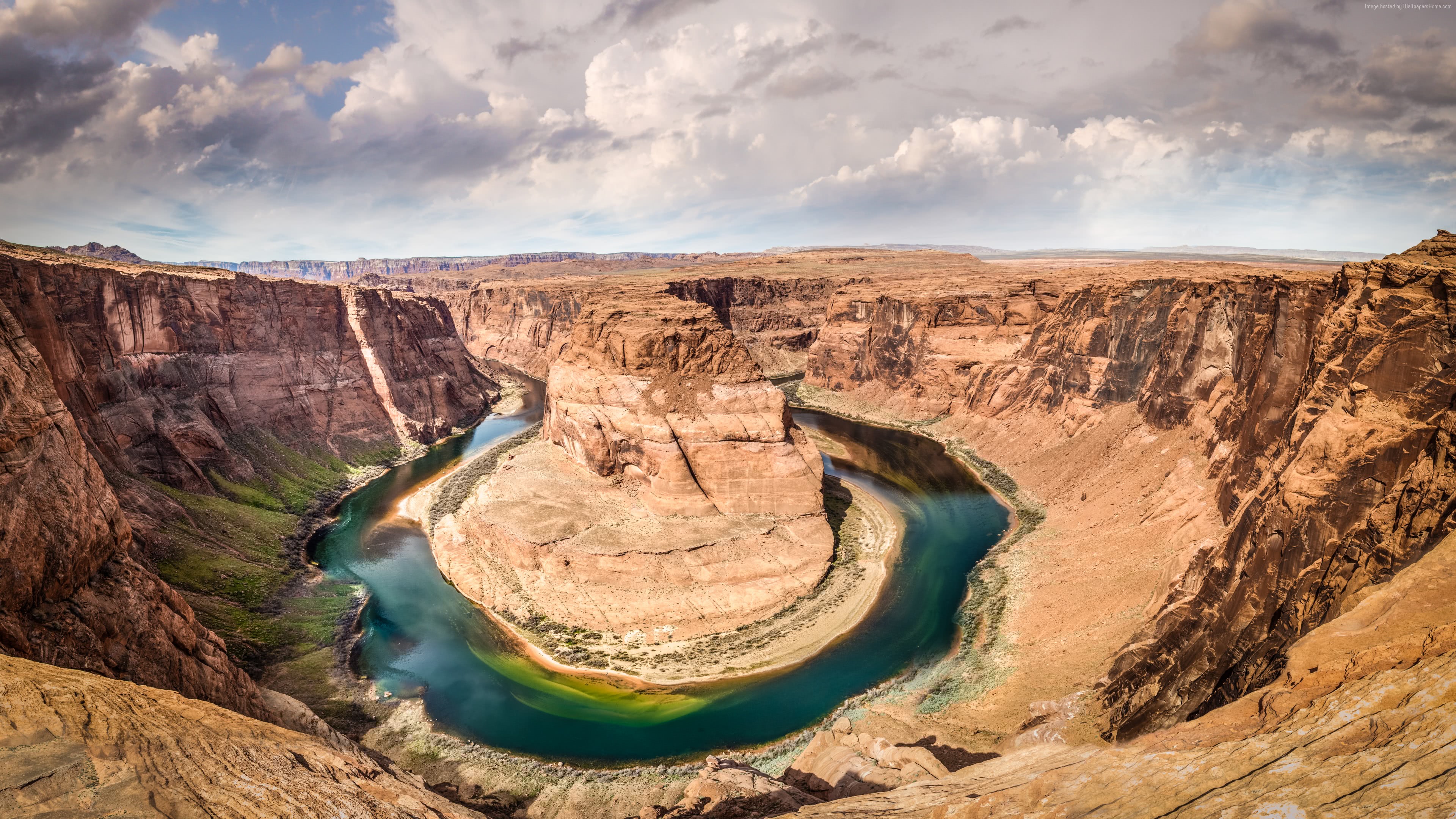 Horseshoe Bend Colorado River Arizona United States - Horseshoe Bend Wallpaper 4k - HD Wallpaper 