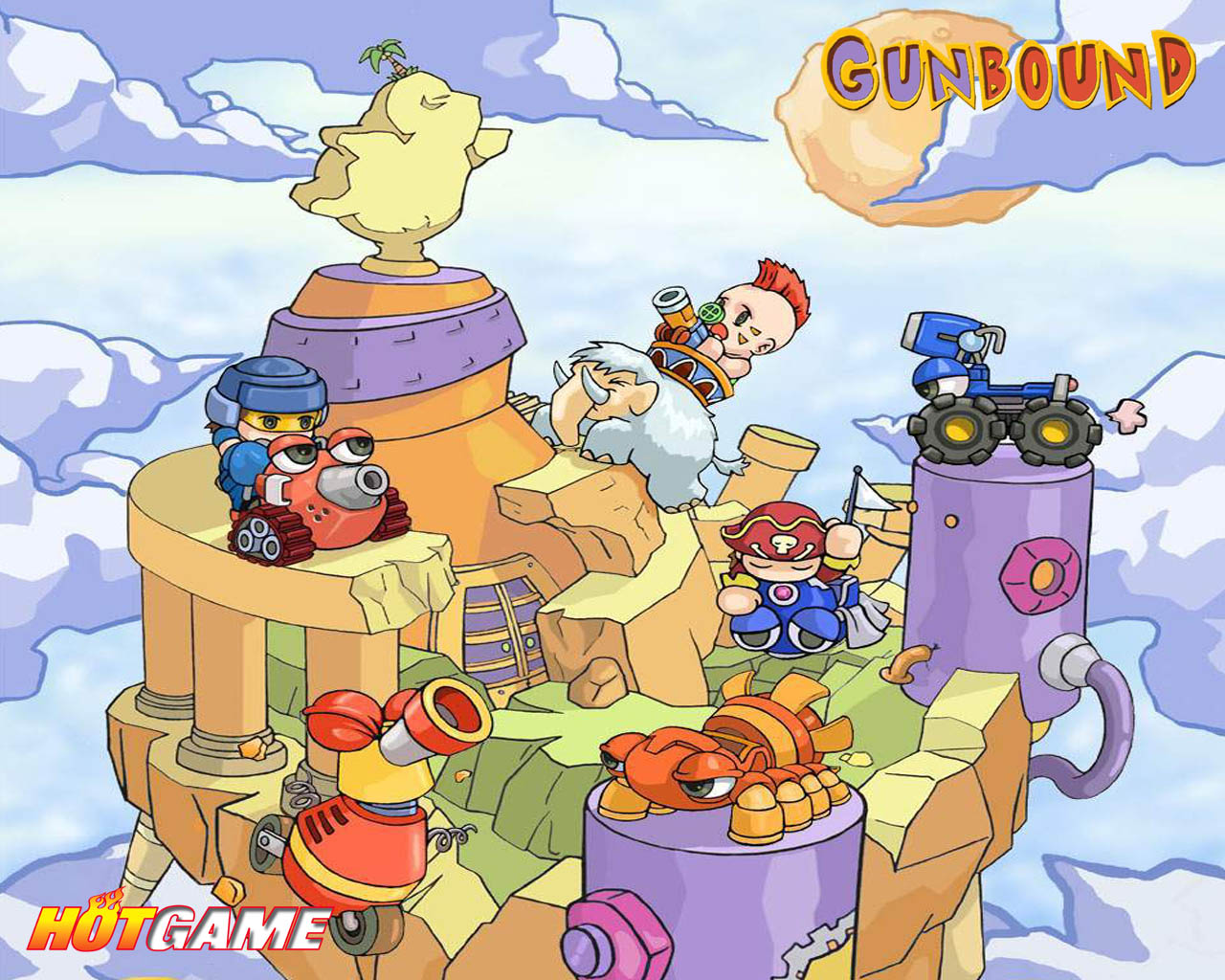 Wallpaper Lucu Untuk Laptop - Gunbound - HD Wallpaper 