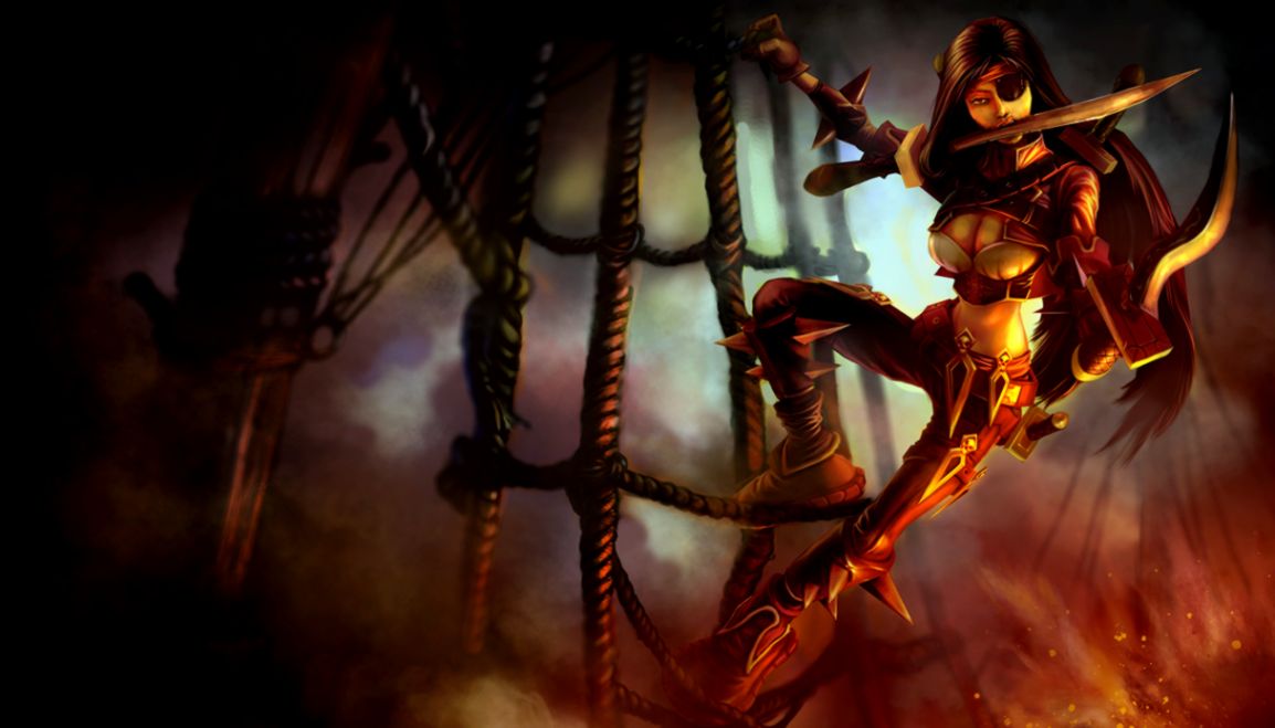 Pirate League Of Legends Katarina Wallpaper League - Katarina League Of Legends - HD Wallpaper 