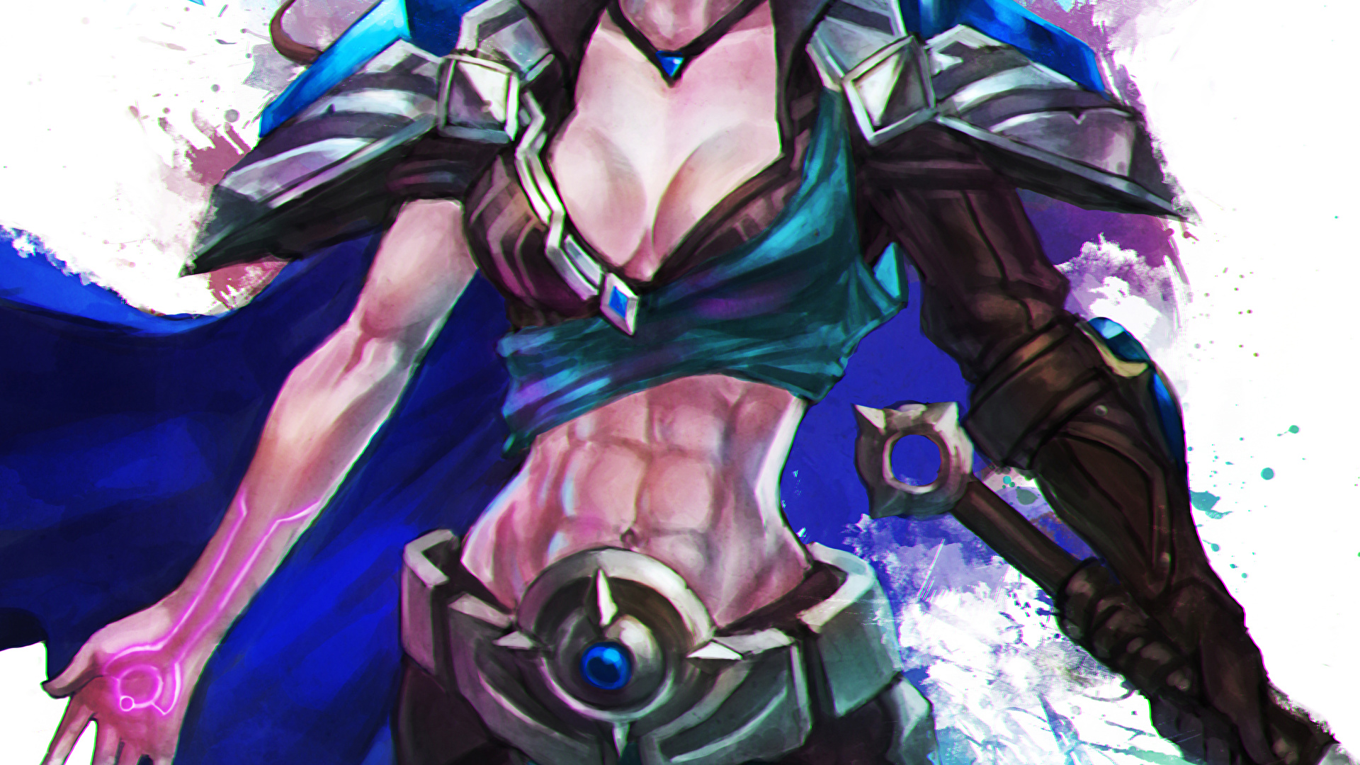 Taric League Of Legends Girl - HD Wallpaper 