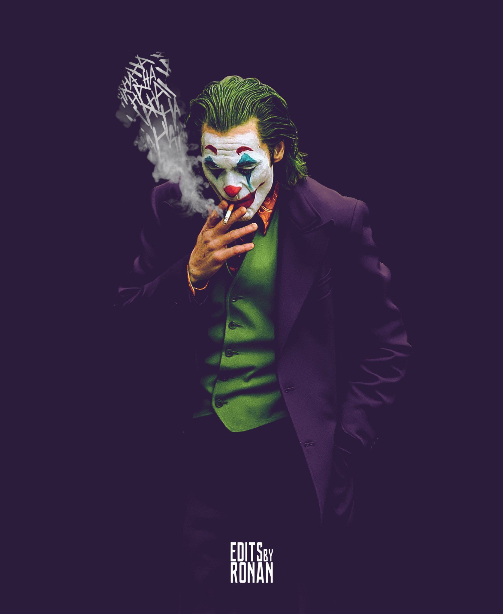 Joaquin Phoenix Joker Smoking - HD Wallpaper 