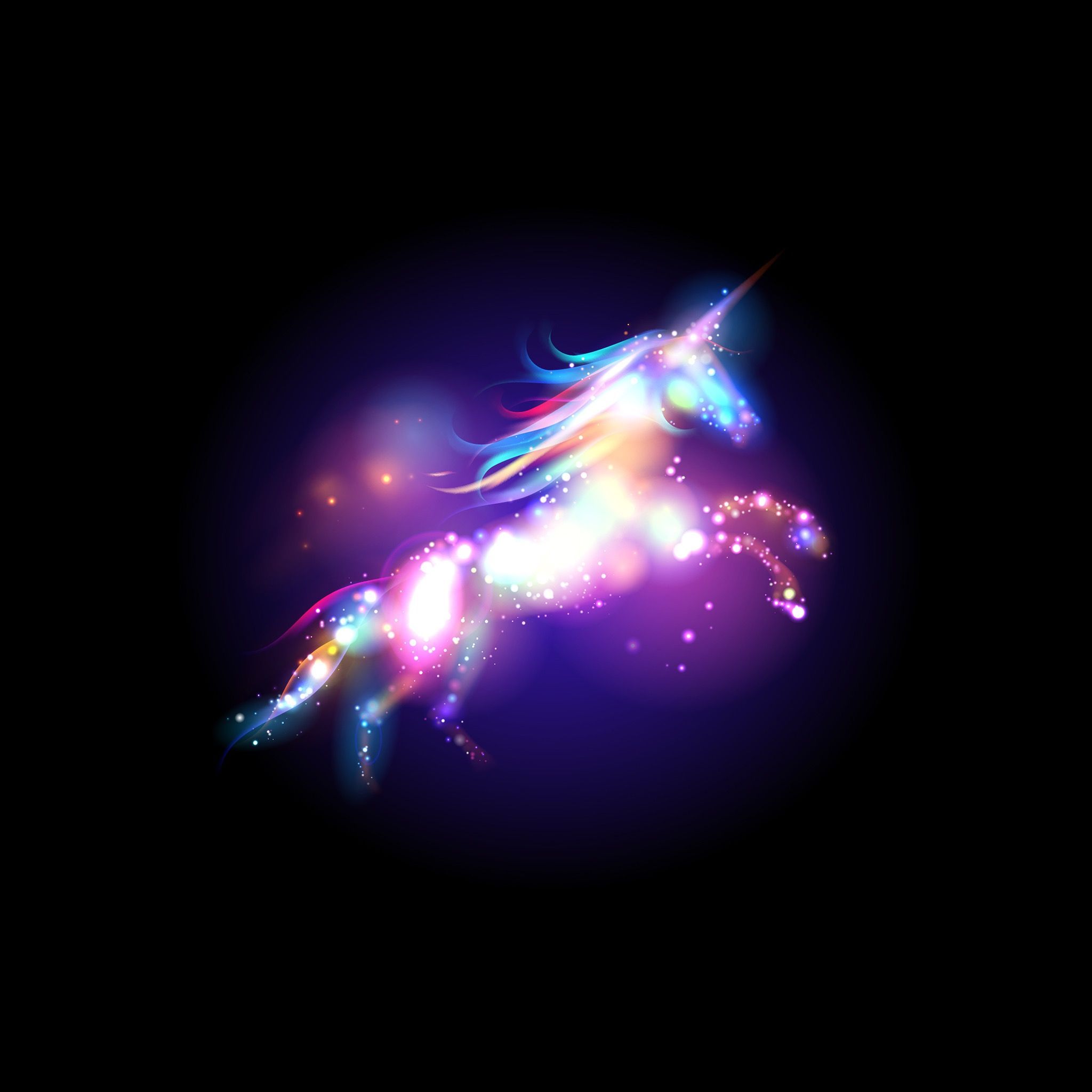 Unicorn Galaxy Wallpaper - Emoji Unicorn Wallpaper Galaxy - 2048x2048  Wallpaper 