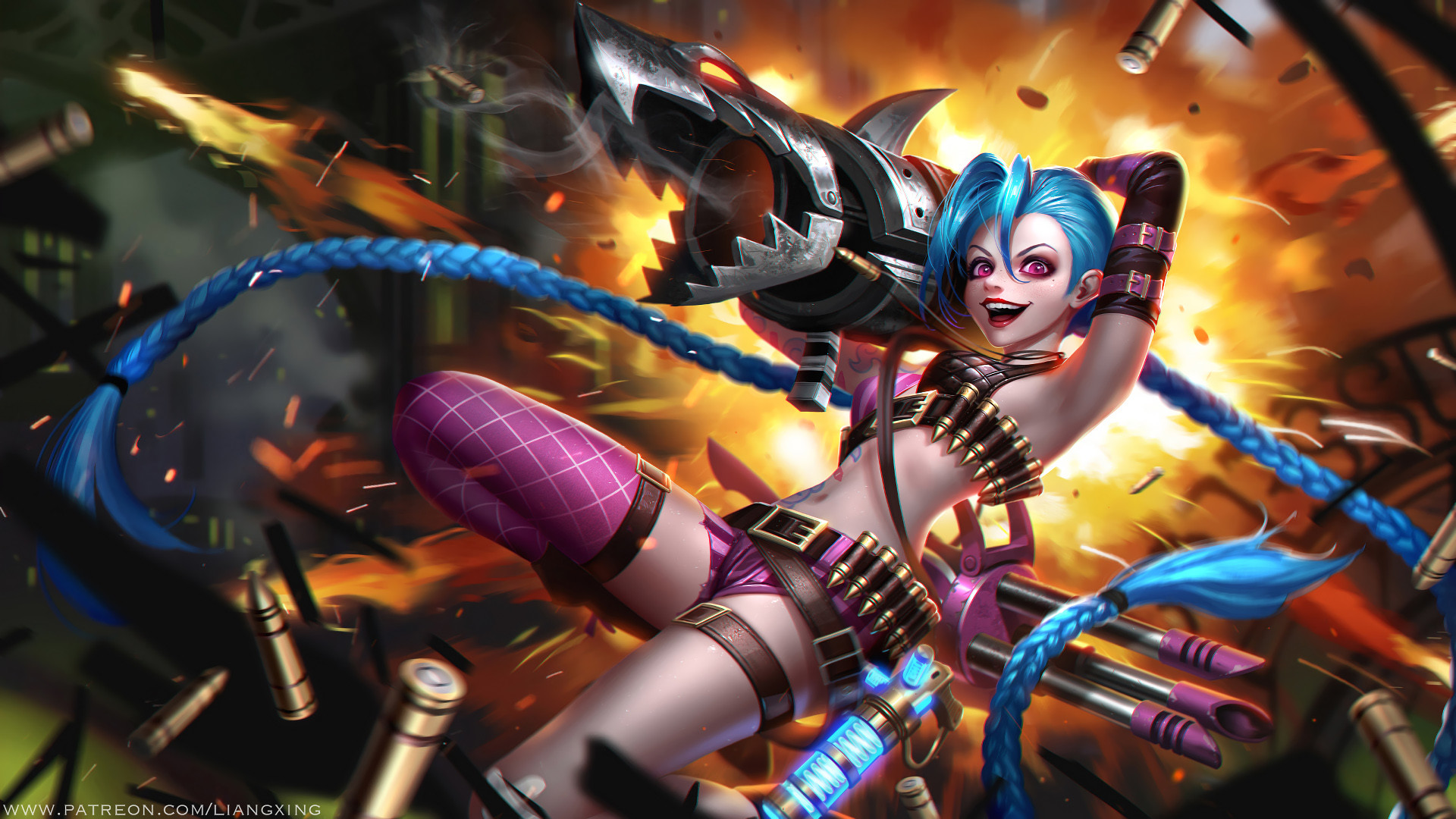 Article Image - League Of Legends Wallpaper Jinx - HD Wallpaper 