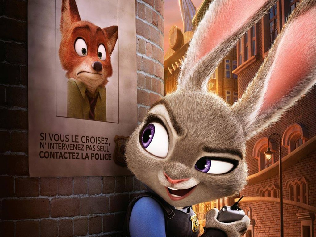 Zootopia Wallpaper - Judy And Nick Hops - HD Wallpaper 