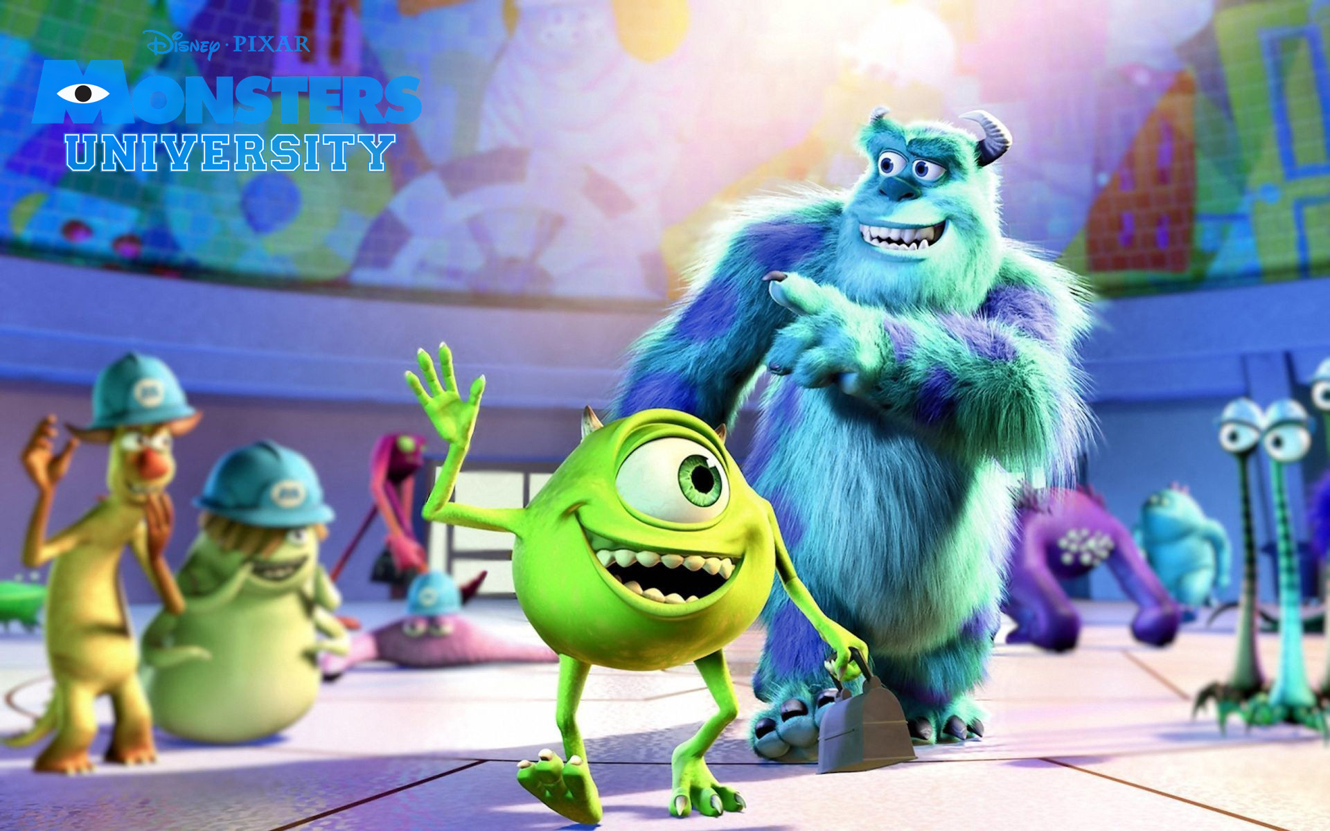 Monster University Movie Wallpaper For Desktop - HD Wallpaper 