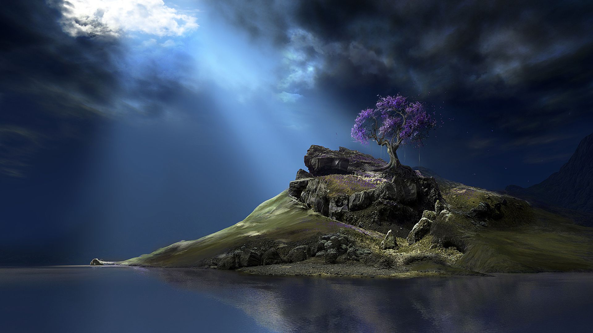 3d Landscape Hd Wallpaper - Digital Art Desktop - HD Wallpaper 