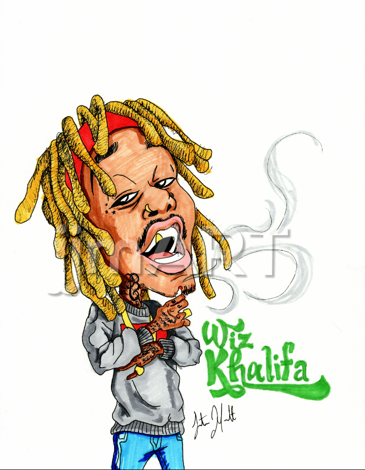 Wiz Khalifa Jjm Art Online Store Powered - Illustration - HD Wallpaper 